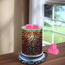 1pc Handmade 3oz Soy Wax Melts Infused With 8 Different Fragrances (Magnolia, Coffee, Lotus, Lavender, Apple, Jasmine, Lemon, Vanilla), Suitable For Wax Warmer. Fragrance Wax Cubes Gift Box, Helps Relieve Stress, Freshen Air, Ideal For Holiday, Create Ambiance, Boost Mood, Can Be Used As Home Decor - Multicolor - View 4