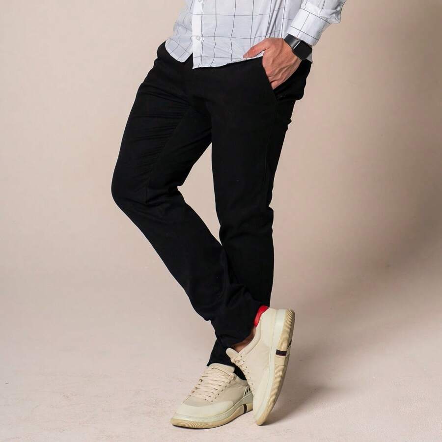 Men Pants - Black - View 1