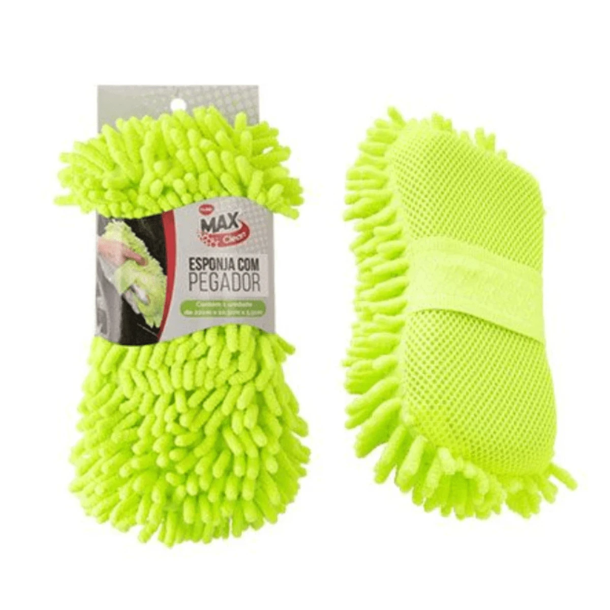 Polyester Clink Sponge With Chenille Fabric Gripper For Washing Cars - Bộ 2 chiếc - Xem 1