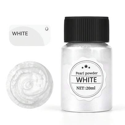 1 瓶白色珍珠光泽粉