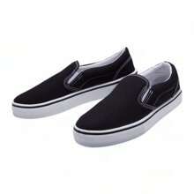 Zapatos Tenis sin Agujetas Unisex Confort - Negro - Ver 4