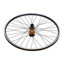 Rainaut 27.5" Golden Aluminum Alloy Mountain Bike Wheelset With Quick Release - Dual Six-Hole Disc Brakes, 441lbs Capacity, Easy Install, Mountain Bike Wheelset 69.9cm/27.5Inch, Aluminum Alloy Rim Disc Brake MTB Wheelset, Quick Release Front Rear Wheels Black Bike Wheels, Fit  Cassette Bicycle Wheelset - Black - View 10