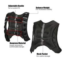 Weighted Vest For Men Women, 25lb/30lb Weights Included, Workout Equipment Strength Training Weight Vest For Training Workout, Jogging, Cardio, Walking