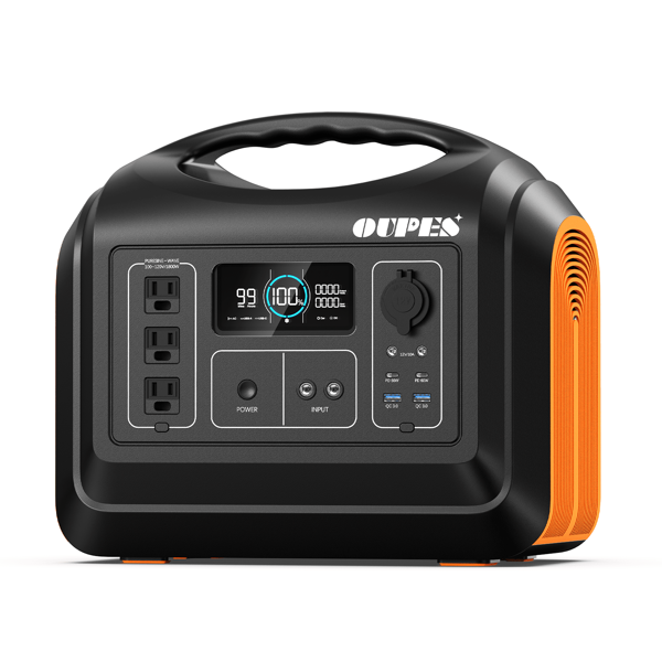 OUPES OUPES 1800W Portable Power Station 1488Wh LiFePO4 Battery Pack With 10 Outputs For Outdoor Camping, RV/Van Travel, Emergency Situations, Home Backup