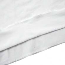 Camiseta de manga corta diaria de moda casual de cuello redondo sólido de verano para mujeres - Blanco - Ver 10