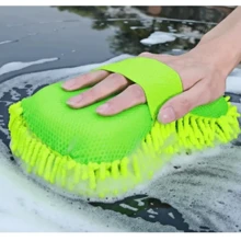 Polyester Clink Sponge With Chenille Fabric Gripper For Washing Cars - Bộ 2 chiếc - Xem 5