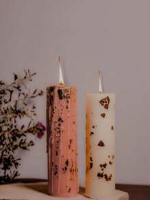 Juego de molde de plástico cilíndrico redondo de 15 cm de largo (5,91 pulgadas) para hacer velas de aromaterapia DIY, decoración del hogar, artesanía y regalos de boda - transparente - Ver 2