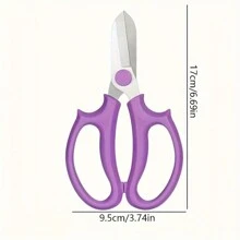 1Pc Professional Pruning Shears, Comfortable Grip For Both Hands, Classic Style, Stainless Steel Blades, Manual Gardening Shears, Suitable For Flower Arranging, Pruning Gardening, Plant Pruning, Picking Fruits