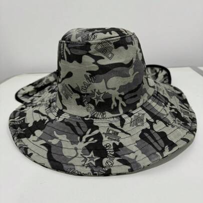 Sombrero de protección solar para hombre, sombrero de viaje de verano, sombrero de montañismo y ciclismo, sombrero de ala grande, sombrero de pescador