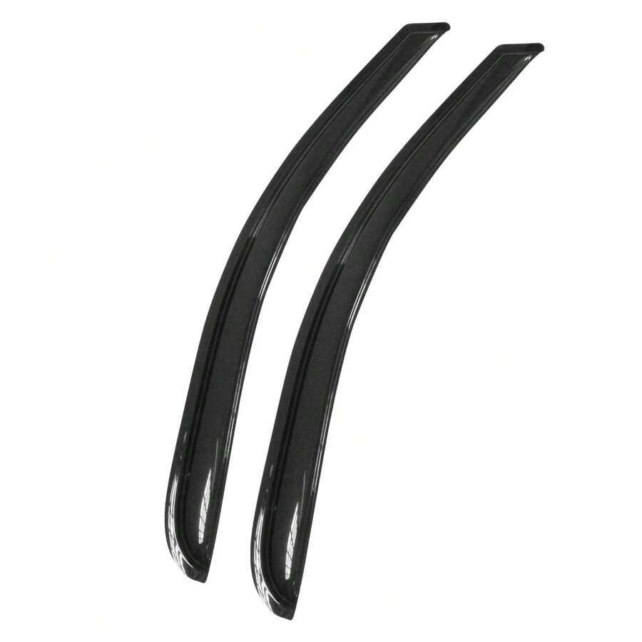 Dark Smoke Acrylic Window Visors Compatible With Chevrolet Silverados'& GMC Sierra 2014-2019 Standard Cab Pickup Wind Sun Rain Vent Guards Protective Trim Car Accessories - Smoke/Tinted - View 1