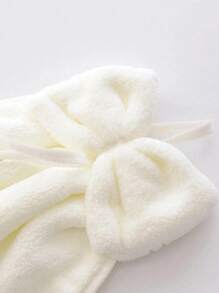 1pc Bowknot Decor Absorbent Hand Towel, Suitable For Kitchen, Bathroom, Balcony Mother's Day Flowers, Personalized Gifts For Mom, Last Minute Gifts, Mother's Day Ideas, Mothering Sunday Gifts, Handmade Cards For Mum, Best Mother's Day Gifts Under $50 Summer, Holiday - Multicolor - View 5