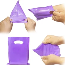 Sacola Plástica Alça Vazada/Boca de Palhaço 40X50 1kg Grande 35/40 Sacolas - Preto - Visão 5