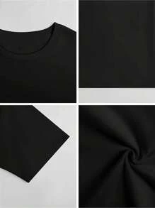 Women's Tyler, The Creator 'ChromaNova' Album Art Print T-Shirt - 100%, Breathable & Comfortable, Short Sleeve, Crew Neck, Casual Sporty Style, Ideal For Outdoor Activities - Black - View 5