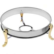 SENDERPICK 3 Liter Food Warmer Chafing Dish Warming Container For Household Cafeterias Hotel Restaurants School Canteens Banquets Buffets Breakfast Areas In Hotels Brunch Catering Parties Gold - 彩色 - 查看 8