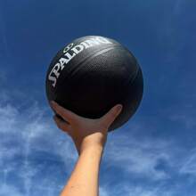 Spalding Balón de Básquetbol Basic Número 7 - Diseño Clásico y Resistente El mas vendido - Negro - Ver 2