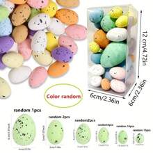 35 Spotted Box Mixed Color Easter Eggs Handmade Easter Eggs (Random Colors)