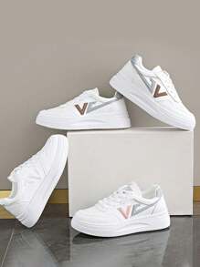 Zapatos Ortopedicos Mujer Con Plataforma Tenis Casuales Dama Zapatos De Moda Son Suaves Y Cómodo 3cm - Rosa - Ver 7