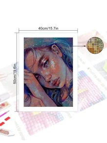 1set PMMA DIY Diamond Painting Without Frame, Modern Figure Graphic DIY Diamond Painting For Home