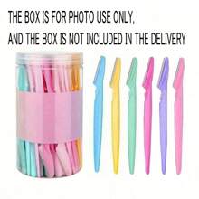1/3/6/12pcs Beginner Eyebrow Shaping Tool Set, Unisex Eyebrow Razor Blades Safety Makeup Tool