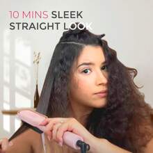 TYMO Cepillo alisador de pelo, peine alisador de cabello para mujeres con 5 temperaturas de 20 segundos, calentamiento rápido y antiquemaduras - 1 - Ver 2