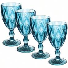 派对鸡尾酒玻璃器皿套装，香槟杯，红酒杯，经典优雅透明香槟杯，可重复使用，适用于结婚周年纪念日生日派对 - 彩色 - 查看 8