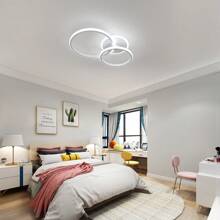 LED Ceiling Light, 42W 4700LM Modern Ceiling Light, White Round LED Ceiling Light For Living Room Bedroom Kitchen Dining Room, Cool White 6500K - trắng - Xem 7