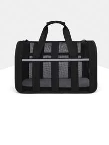 Pet Carrier Backpack, Available In Three Sizes: S/M/L - Black - View 6