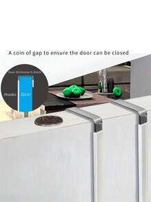 1/2PCS Door Hangers Hooks, With Rubber - Over-The-Door Hooks For Living Room Organization, Preventing Scratches, And Holding Heavy Items - Space-Saving, Easy Installation For Living Room, Bathroom, Bedroom, Kitchen Hanging Clothes, Towels, Hats, Coats, Bags