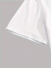 Camiseta de manga corta para hombre con diseño californiano estampado, para deporte, uso casual y para ir al trabajo. - Blanco - Ver 4