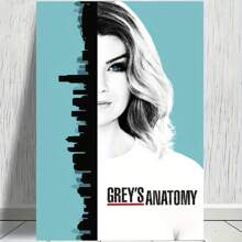 Poster Anatomy Of Grey, 1 PC Keyword Wooden Framed Canvas Painting - Thickness 2. 25cm/0. 9inch, Home Gift Decoration Room Decoration Aesthetic Wall Decoration Art Perfect Gift Autumn And Winter Wall Decoration Living Room Decoration Bedroom Decoration Kitchen Decoration Entry Decoration Bathroom Decoration Direct Wall Painting High Quality Wall Painting Poster