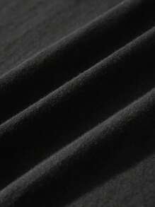 Weightlifting Printed Women's T-Shirt, Women's Casual Fashion, Comfortable, Soft, Athletic, Fitness, Daily Outdoor, Cotton, Breathable, Crewneck Short-Sleeved Top, T-Shirt - Black - View 4