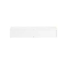 SoBuy BBF11-WN Soporte para monitor con 3 cajones Blanco y Natural Elevador Pantalla Ordenador Elevador Monitor Escritorio Elevador Monitor Soporte Monitor Escritorio Organizadores Elevador Monitor Soporte para Monitor Y Portátil Muebles de Oficina en Casa, Mobiliario de estudio Blanco + Caqui estilo nórdico, estilo sencillo - Blanco - Ver 3