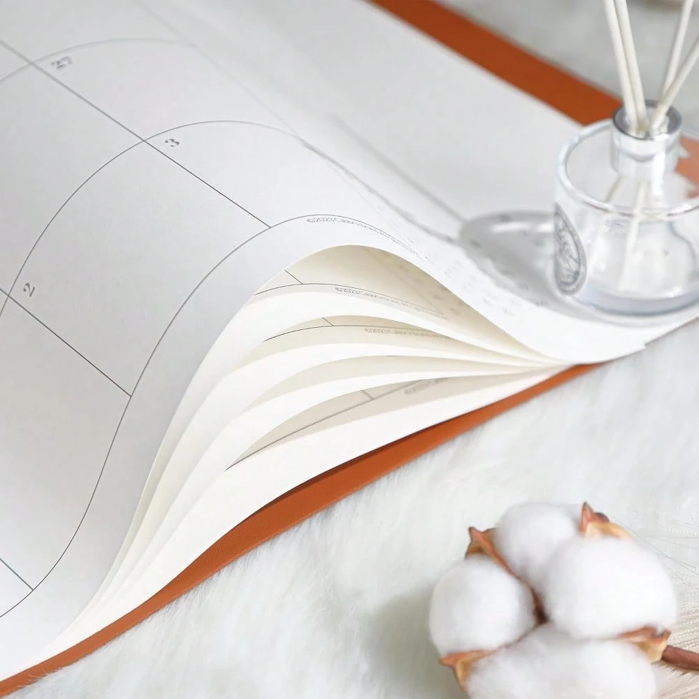 Simplified Desk Calendar 2025 With Desktop Mat Large Desk Pad Calendar