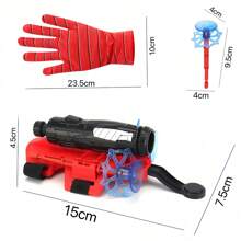 1set Spider Silk Launcher Toy,Spider Hero Gloves,Water Guns With Glove, Hero Water Gun Launcher,Superhero Spider Web Wrist Shooter Set,Hero Weapon,Interactive Toy,Cosplay Toy,Creative Toy,Birthday Day Gift,Party Gift,Perfect Gift,Halloween & Christmas Gifts