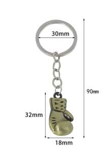 1pc Boxing Glove Keychain, As Fitness Center Member Activity Gift, Imitating Gym Equipment Keychain Pendant - Multicolor - View 9