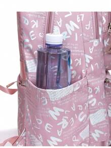 Mochila escolar genérica para meninas feminina infantil de grande capacidade impermeável resistente reforçada Impermeável Juvenil Bolsa Grande Abertura 180°