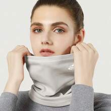 1/2 Uds.Calentador térmico de terciopelo para correr, bufanda para esquiar, montar en Snowboard, hombres y mujeres, deportes de invierno, senderismo, Bandana para ciclismo - gris oscuro 2 piezas - Ver 9