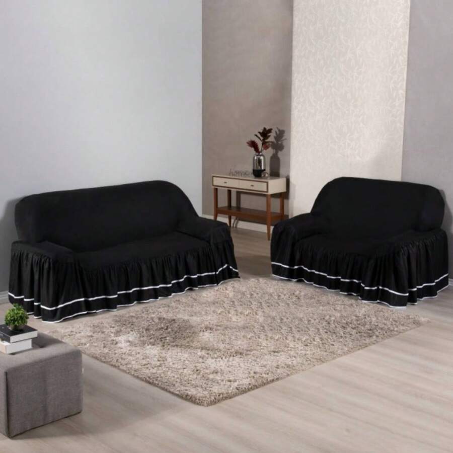 Sofa Covers - 黑色 - 查看 1