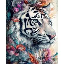 1pc Paint By Numbers Kit For Adults Beginner On Canvas, Adults' Paint-By-Number Kits, Adult Paint By Number Kits, Painting Kits For Adults, Number Painting For Adults, Hobbies For Women, Painting By Numbers For Adults, Birthday, Thanksgiving, Christmas Gifts For Mom, Grandma, Neighbors, Friends, Home Decor Set(Frameless)