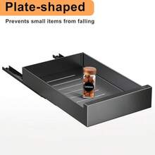 Pull Out Cabinet Organizer, 21"Deep, Slide Out Spice Rack For Kitchen Cabinets, Under Sink Pull-Out Home Organizers With Adhesive Nano Film Fixed, Sliding Cabinet For Bathroom, Pantry Storage Shelves 21"D X 11.8"W X 3.1"H