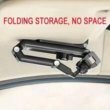 Universal Type 1080 ° Rotating Sun Visor Phone Holder, Durable ABS Material, Adjustable Bracket, Suitable For Bedrooms, Kitchens, And Vehicles - đen - Xem 9