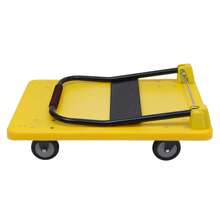YUNRUX Platform Trolley Transport Trolley Foldable Handcart Sack Barrow Folding Trolley 400 Kg - 黃色 - 查看 5