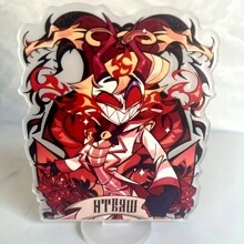 Figurine acrylique debout Anime, support de bureau, convient comme cadeau pour les amis et les camarades de classe, base de support solide, design artistique exquis