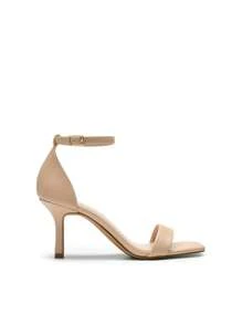 Women High Stilettos Open Square Toe Ankle Strap Heeled Sandals Sexy Fashion Comfort Dress Shoes Wedding Bridal Pumps Heeled Sandals - 裸色 - 查看 2