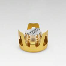 Camping Portable Mini Alcohol Stove Burner Adjustable Firepower Gasoline Stove Aluminum Alloy Bracket Ultralight Brass Stoves - Multicolor - View 10