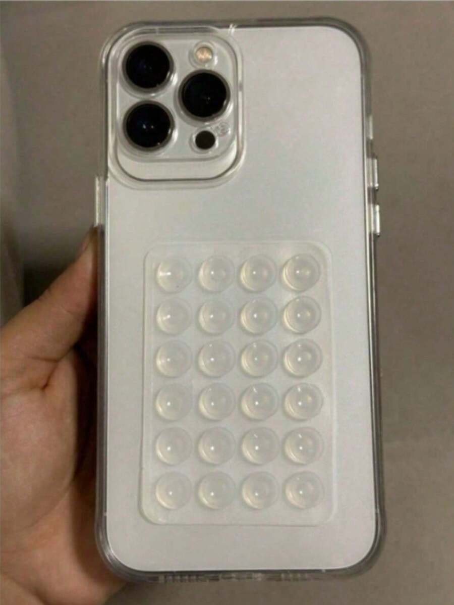 Suction Cup Phone Case Compatible With IPhone7/8/11/12/13/14/15/X/XR/Xs/Plus/Pro/Pro Max - Clear - View 1