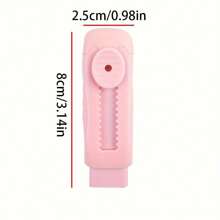1pc Push-Pull Macaron Eraser For Art, Writing, And Drawing - Non-Abrasive, Easy-Glide School And Office Supplies Back To School