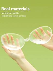 Silicone Gel Bra Insert Nipple Cover Boob Pads Sticker, Invisible Waterproof Sweat-Proof For Swimming Bikini - Multicolor - View 3