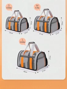 Pet Carrier Backpack, Available In Three Sizes: S/M/L - Black - View 7