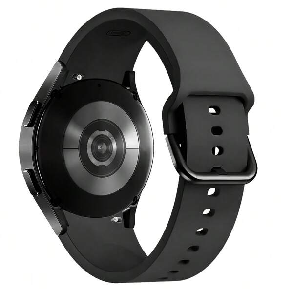 Correa compatible con Samsung Galaxy Watch 7/6/5/4 de 40 mm y 44 mm / Classic de 43 mm y 47 mm, correa sin costuras, de silicona súper suave de 20 mm, correa de repuesto deportiva compatible con Samsung, apta para hombres y mujeres (sin reloj)